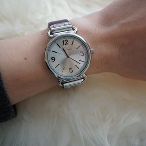 New&Authentic Anne Klein Leather Band Watch